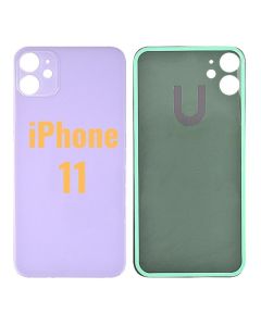 Apple iPhone 11 Back Glass replacement part if it is broken (6.1 inches) - Purple (High Quality)