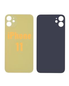 Apple iPhone 11 Back Glass replacement part if it is broken (6.1 inches)(High Quality) - Yellow