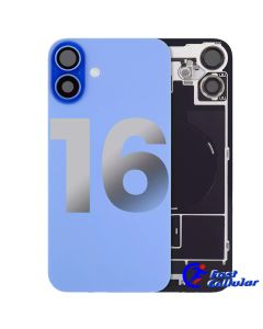 BACK GLASS WITH STEEL PLATE WITH MAGSAFE MAGNET PRE-INSTALLED COMPATIBLE FOR IPHONE 16 (5 COLORS)