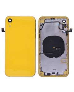 iPhone XR Back Housing with Small Parts Pre-installed (6.1 inches)(High Quality) - Yellow