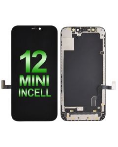 LCD Screen Digitizer Assembly With Frame for iPhone 12 mini (Incell JK) - Black