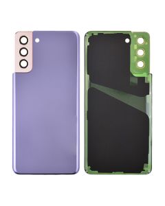Back Cover with Camera Glass Lens and Adhesive Tape for Samsung Galaxy S21 Plus 5G G996 (for SAMSUNG) - Phantom Violet