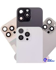 Back Glass With Steel Plate With MagSafe Magnet & Compatible For iPhone 16 Pro Max (4 Colors) 