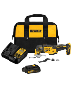 DEWALT 20V MAX XR Oscillating Tool Kit, 3-Speed (DCS356C1)