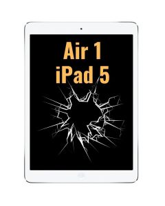 iPad Air iPad 5 (2017) Touch Screen Digitizer With Home Button and Home Button Flex Cable (High Quality) - White