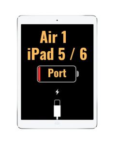 iPad Air iPad 5 (2017) iPad 6 (2018) Charging Port with Flex Cable (OEM) White - A1474 | A1475 | A1476 | A1822 | A1823 | A1893 | A1954