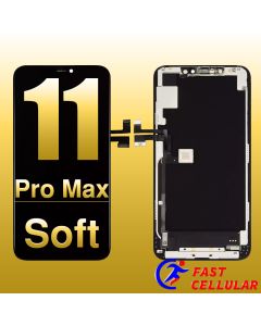Apple iPhone 11 Pro Max OLED Screen Display with Touch Digitizer Panel and Frame (JK Soft 120 Hz)