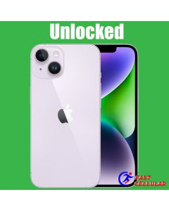 Apple iPhone 14 256 GB (Purple, Unlocked, eSIM)