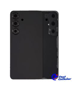 Back Cover Glass With Camera Lens For Samsung Galaxy S25 5G (Premium) - Blue Black