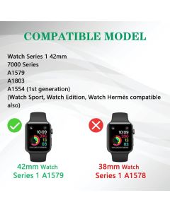 REPLACEMENT BATTERY COMPATIBLE FOR WATCH SERIES 1 (42MM) A1554