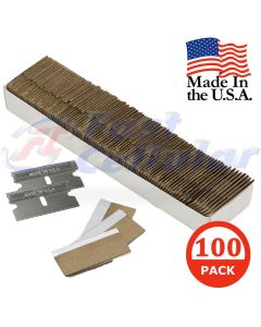 Professional Glass Scraper Replacement Blades (Box of 100 pcs)
