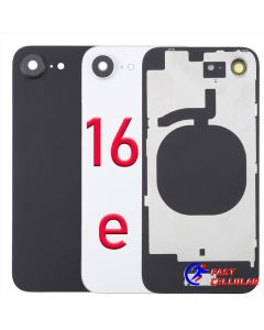 Glass Battery Back Cover with Camera Lens Cover for iPhone 16e (2 Colors)