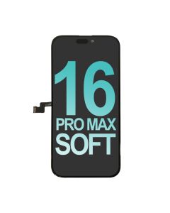 Soft OLED Screen Digitizer Assembly Replacement for iPhone 16 Pro Max