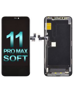 Apple iPhone 11 Pro Max OLED Screen Display with Touch Digitizer Panel and Frame (JK Soft) Black