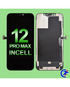 Apple iPhone 12 Pro Max LCD Screen Digitizer Assembly With Frame (6.7 inches) (INCELL JK) - Black A2411 A2342 A2410 A2412