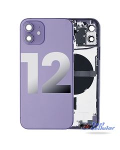 Apple iPhone 12 Back Housing with Small Parts Pre-installed if it is broken- Purple