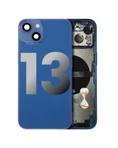 Back Housing with Small Parts Pre-installed for iPhone 13 (for America Version) - Blue
