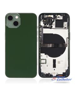 Back Housing with Small Parts Pre-installed for iPhone 13 (for America Version) - Green