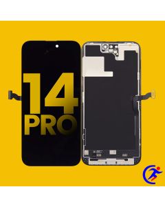 for Apple iPhone 14 Pro OLED Screen Digitizer Assembly With Frame (Premium) - Black