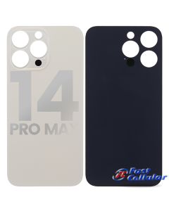 Apple iPhone 14 Pro Max back glass (Large Camera Hole) (Gold)