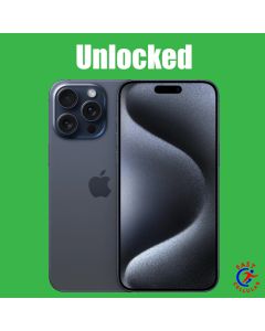 Apple iPhone 15 Pro 128gb Unlocked for any sim card (Pre-owned)  (Blue Titanium)