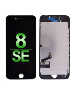 Apple iPhone 8 - SE (2020) LCD Screen Display with Touch Digitizer Panel and Frame (4.7 inches) (ULTIMATE Plus) - Black - A1863 | A1905 | A1906 | A2275 | A2296 | A2298