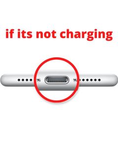 iPhone 8 Plus Charging Port with Flex Cable and Mic (5.5 inches)(Super High Quality) White