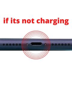 iPhone 7 Plus Charging Port with Flex Cable, Mic and Signal Antenna Cable (5.5 inches) ( Super High Quality) Black