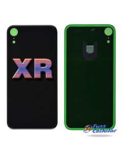 For Apple iPhone XR Back Glass replacement part if it is broken (6.1 inches) - Black
