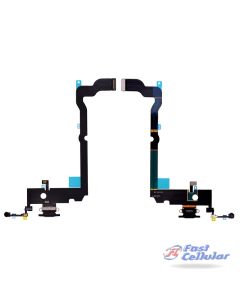 Apple iPhone XS Max Charging Port with Flex Cable (6.5 inches)(Super High Quality) Black