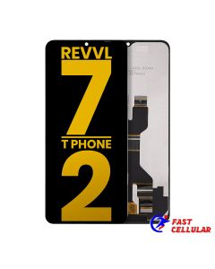 Premium LCD Screen Digitizer Assembly Without Frame for T-Mobile Revvl 7 / T Phone 2 5G