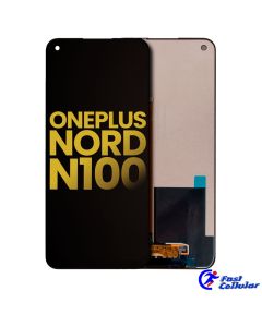 LCD Screen Digitizer Assembly for OnePlus Nord N100 - Black -Compatible with models BE2013 / BE2015
