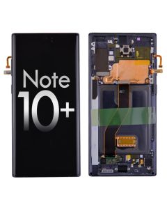 Samsung Galaxy Note 10 Plus N975 OLED Screen Display with Digitizer Touch Panel and Frame - Aura Black