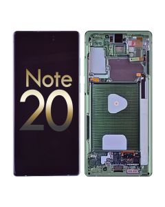 Samsung Galaxy N980 Note 20 5G N981 OLED Screen Display with Digitizer Touch Panel and Frame - Mystic Green