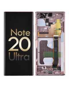 Samsung Galaxy Note 20 Ultra N985 Note 20 Ultra 5G N986 OLED Screen Display with Frame - Mystic Bronze