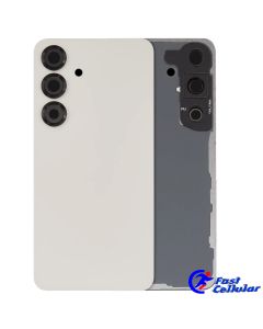 Back Cover Glass With Camera Lens For Samsung Galaxy S25 5G (Premium) - Pink Gold