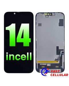 LCD Screen Digitizer Assembly With Frame for iPhone 14 (RJ INCELL) - Black
