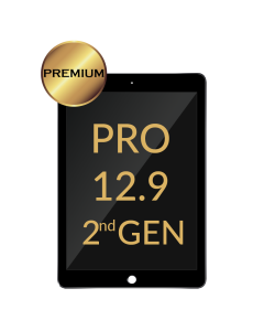 LCD Screen Display with Digitizer Touch Panel and Mother Board for iPad Pro (12.9 inches) 2nd Gen - Black