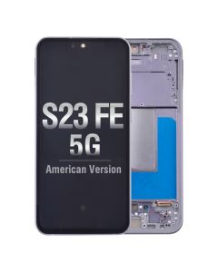 Premium LCD Screen Digitizer Assembly with Frame Replacement for Samsung Galaxy S23 FE 5G S711 America Version Graphite