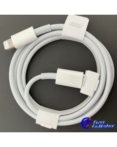 Travel - USB-C to Lightning Cable (High Quality 1m) - white