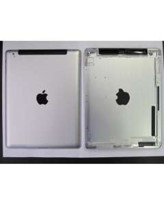 ipad 3 Back Housing, Rear Door Replacement Part for ipad 3 - Metal Silver (Wi-Fi + Cellular model 16gb) A1430