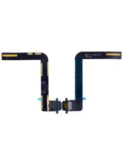 Charging Port with Flex Cable for iPad 7 (2019) iPad 8 (2020) iPad 9 (2021) (10.2 inches) (OEM)- Black