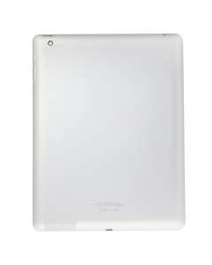 iPad 4 Back Housing, Rear Door Replacement Part for iPad 4 - Metal Silver (Wi-Fi model) A1458
