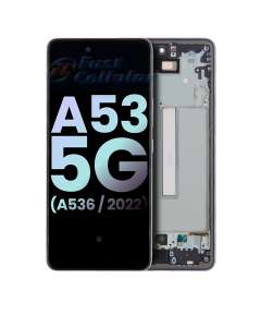 OLED incell ASSEMBLY WITH FRAME COMPATIBLE FOR SAMSUNG GALAXY A53 5G (A536U / 2022) (BLACK)
