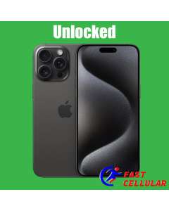 Apple iPhone 15 Pro Max 256 GB (Pre-Owned, Unlocked for Any SIM Card) – Black Titanium