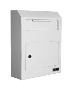 DuraBox Wall Mount Locking Deposit Drop Box Safe (W500-GY) (Gray)