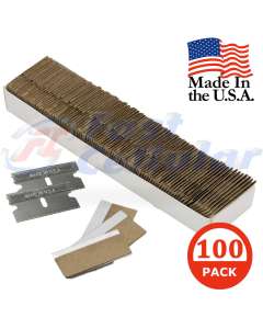 Professional Glass Scraper Replacement Blades (Box of 100 pcs)