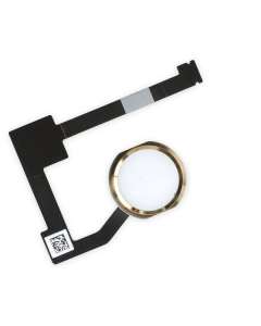 iPad Air 2 Home Button With Flex Cable - white