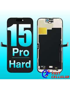 Apple iPhone 15 Pro OLED 90Hz Screen Digitizer Assembly Replacement (JK Hard OLED)