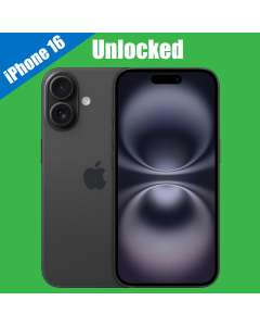 Pre-Owned Apple iPhone 16 | 128GB | Unlocked (e-SIM) | black | 90-Day Warranty